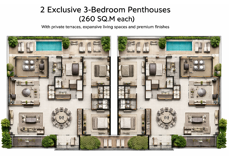 Breez by Danube ground floor plan