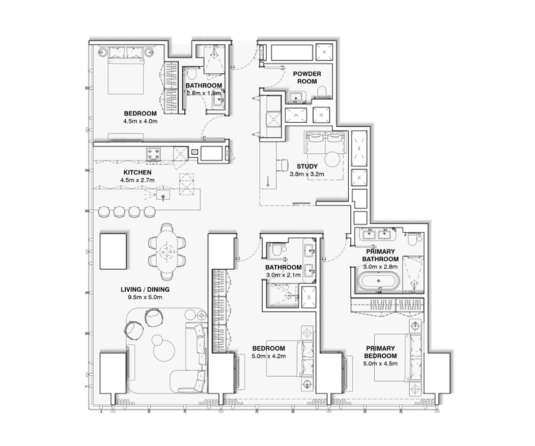 Breez by Danube ground floor plan
